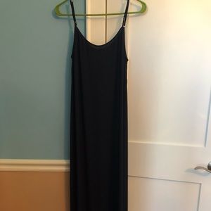 Navy JCrew maxi dress